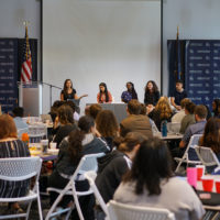 Photo of a panel at Roosevelt Network 2019 Hyde Park conference
