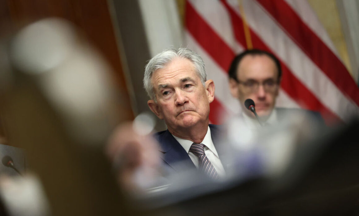 Federal Reserve Chairman Jerome Powell at a meeting of the Financial Stability Oversight Council in July 2023.