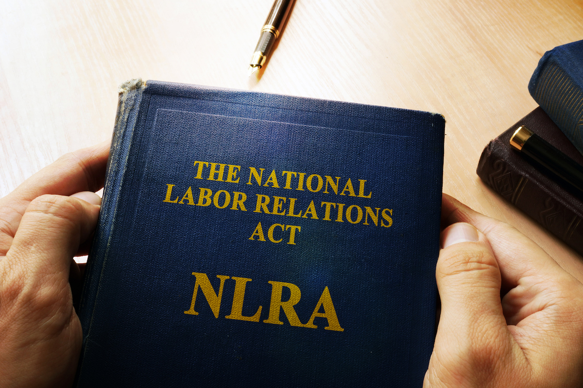 Image of book of the National Labor Relations Act